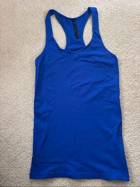 Aritzia Cobalt Blue Racerback Tank